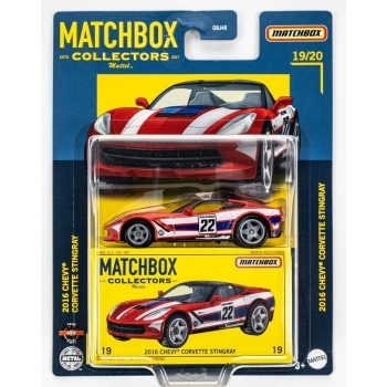 Matchbox 1:64 MB Collectors - Chevrolet Corvette Stingray 2016 red